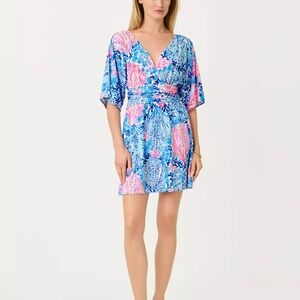 🆕 Lilly Pulitzer PARIGI SKORT ROMPER Resort White SwayWithMe MSRP $168 NWT sz XL